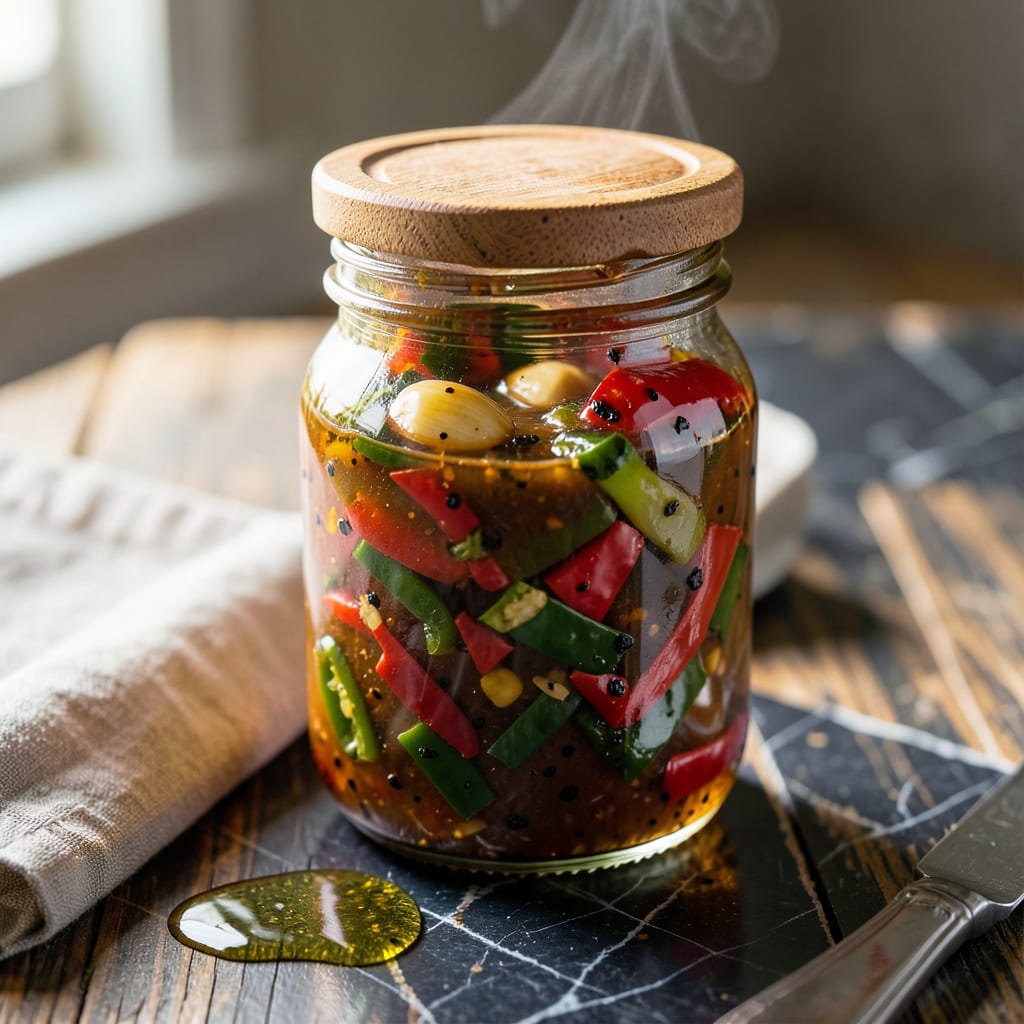 3 Pepper Hot Sauce Recipe: Fiery Blend With Smoky Depth example with annotations