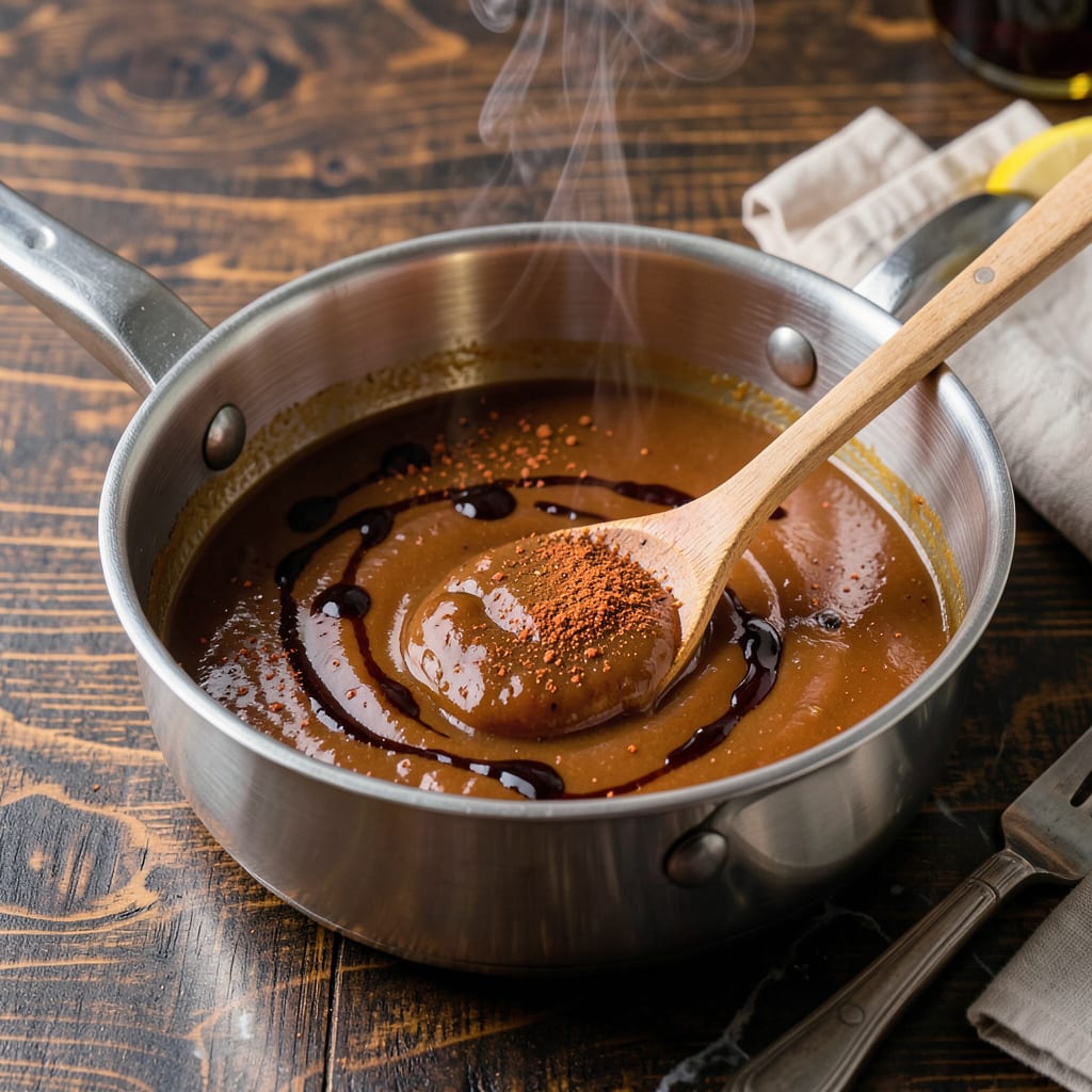 Visual representation of 3 the Chi Way Sauce Recipe: Tangy Sweet Glaze for Bold BBQ Flavor