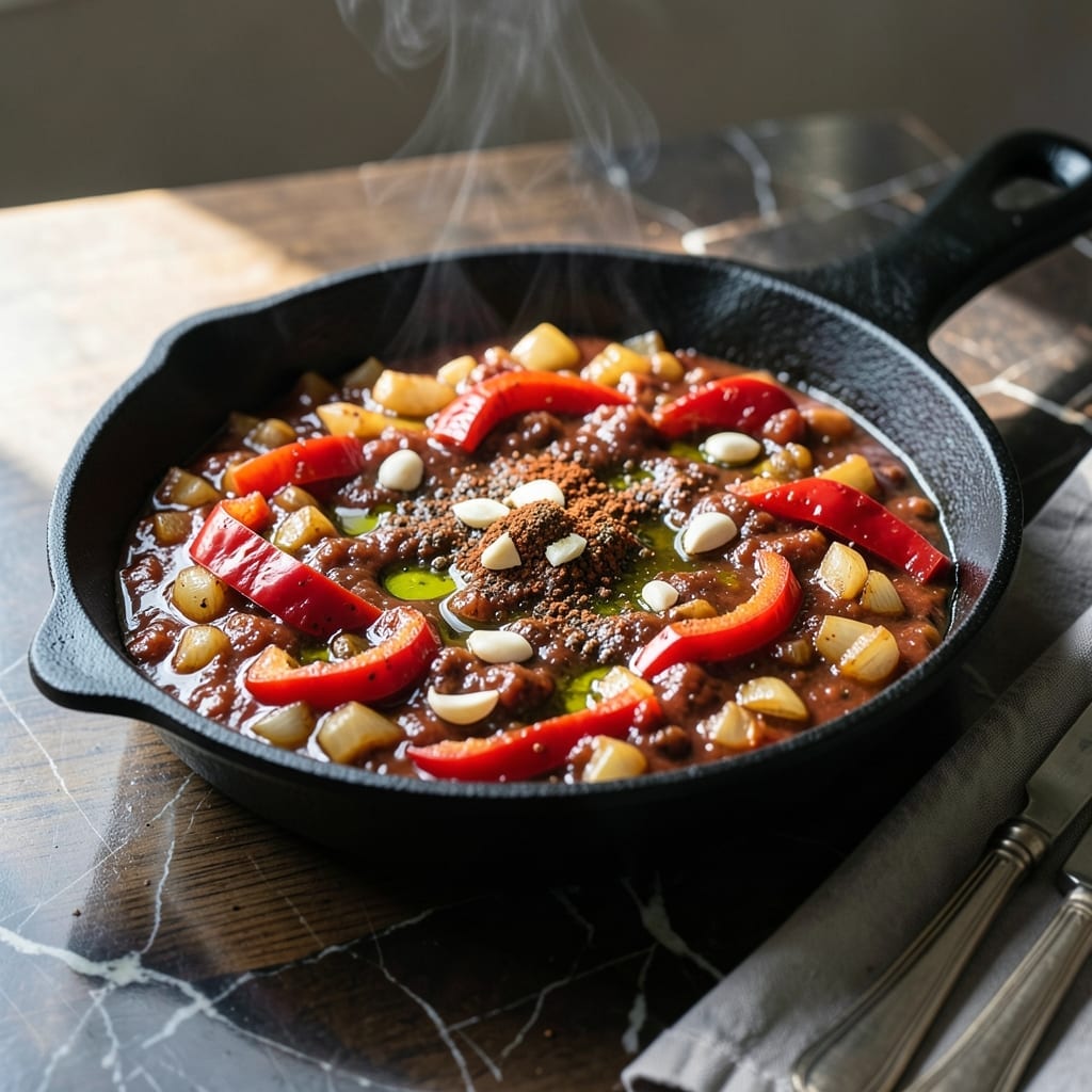 Shakshuka Sauce Recipe: Spiced Tomato Base for Poached Eggs