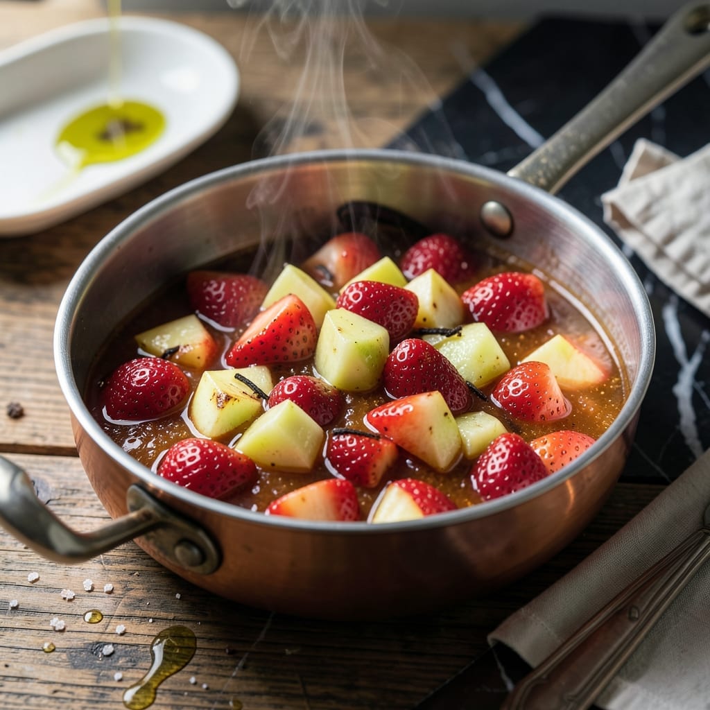 Apple Strawberry Sauce Recipe: Sweet-Tart Fruit Drizzle for Desserts Apple Strawberry Sauce Recipe: Sweet-Tart Fruit Drizzle for Desserts