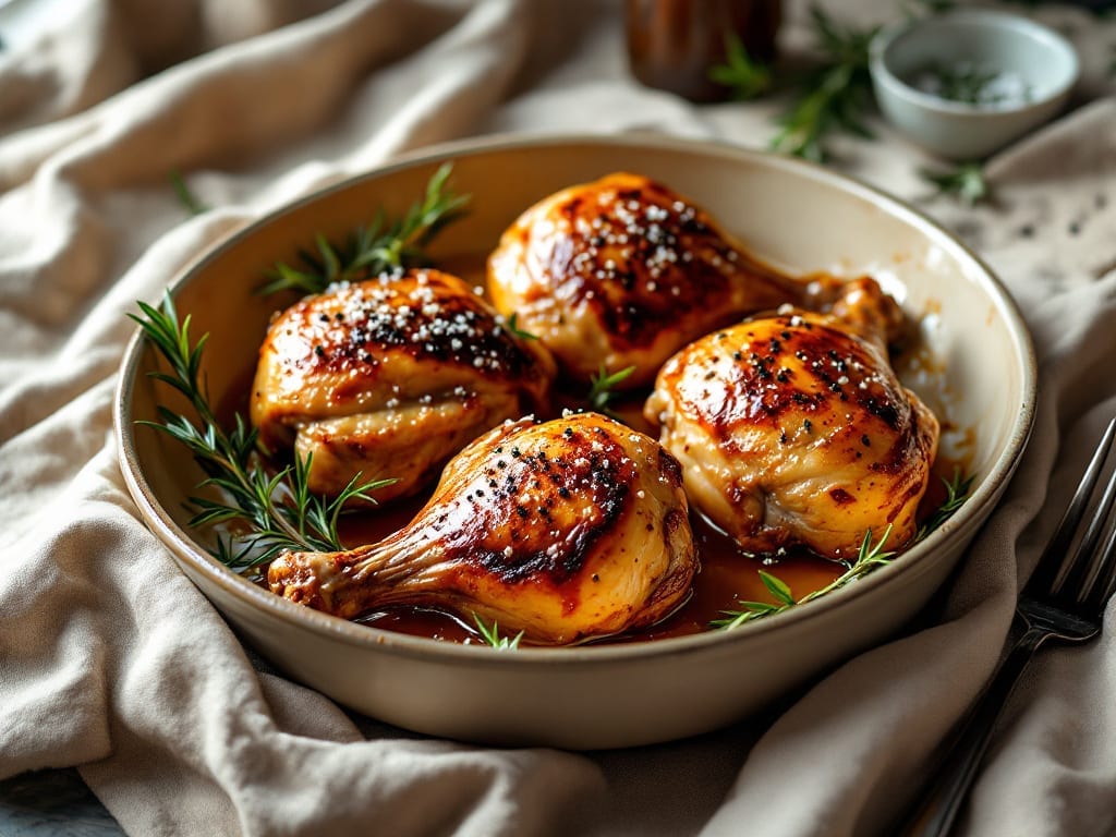 Chicken Quarters in Oven Recipe: Herb-Infused Crispy Skin and Juicy Centers