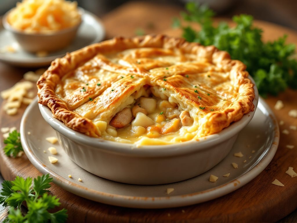 KFC-Style Chicken Pot Pie Recipe: Buttery Crust, Juicy Chicken, and Creamy Gravy in One Pot
