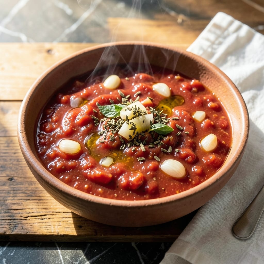 Calzone Dipping Sauce Recipe: Garlicky Marinara With Herbed Depth