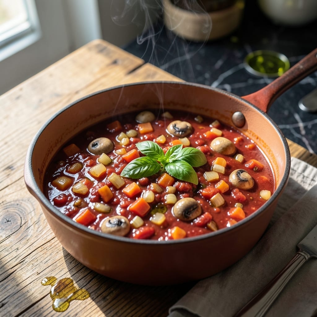 Meatless Spaghetti Sauce Recipe: Rich Umami Without the Meat Meatless Spaghetti Sauce Recipe: Rich Umami Without the Meat