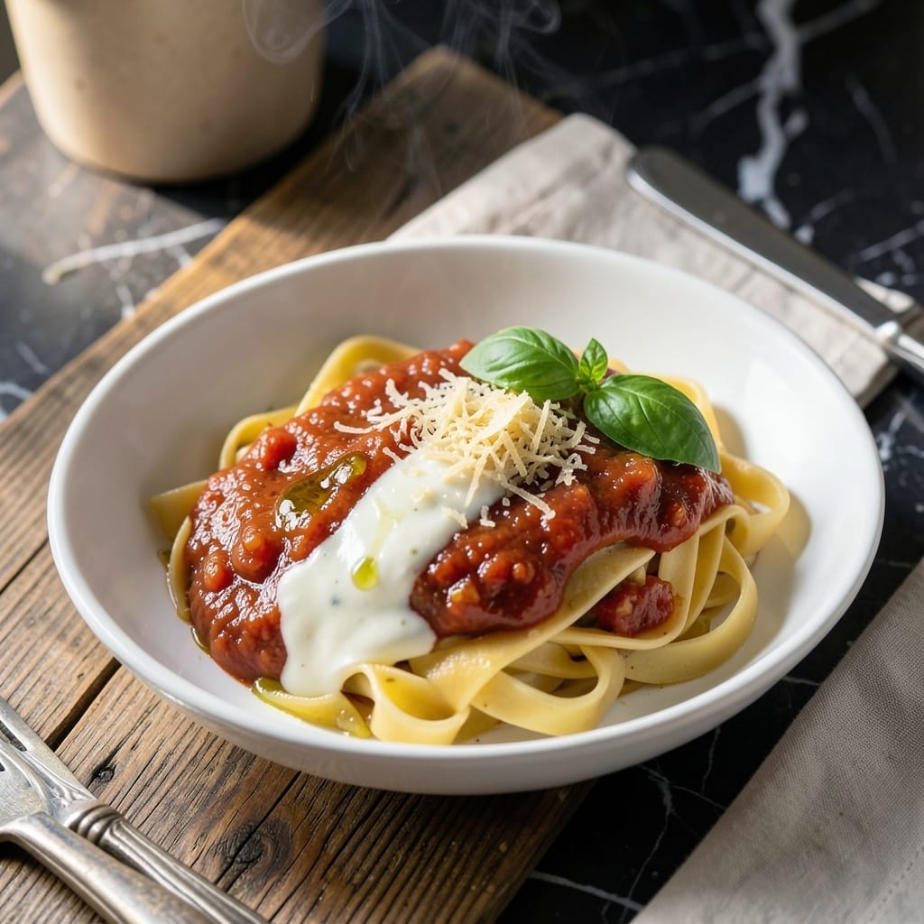 Red and White Sauce Recipe: Italian Creamy Tomato Blend