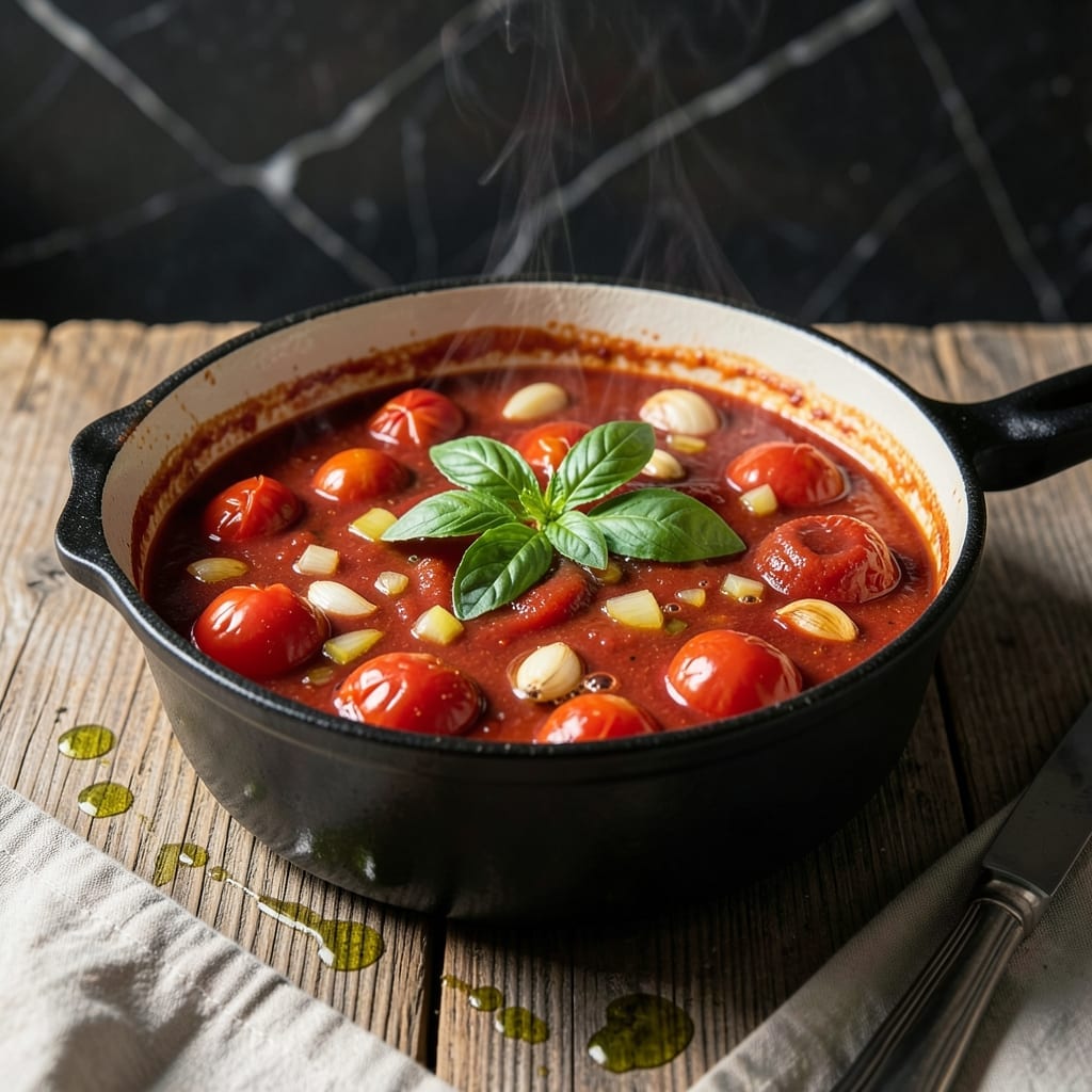Tomato Based Sauce Recipe: Versatile Simmered Base for Pasta and More