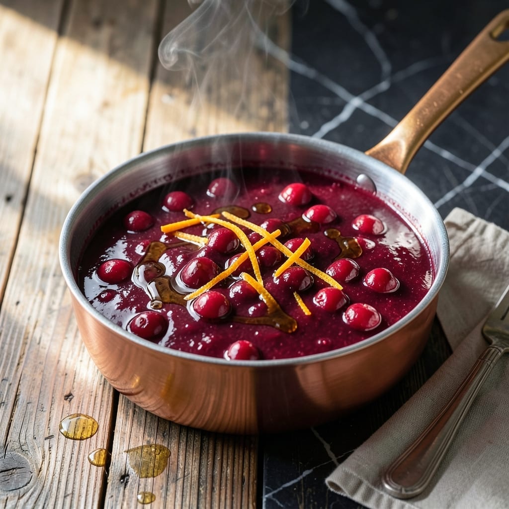 5 Star Cranberry Sauce Recipe: Bright Tartness With Orange Zest