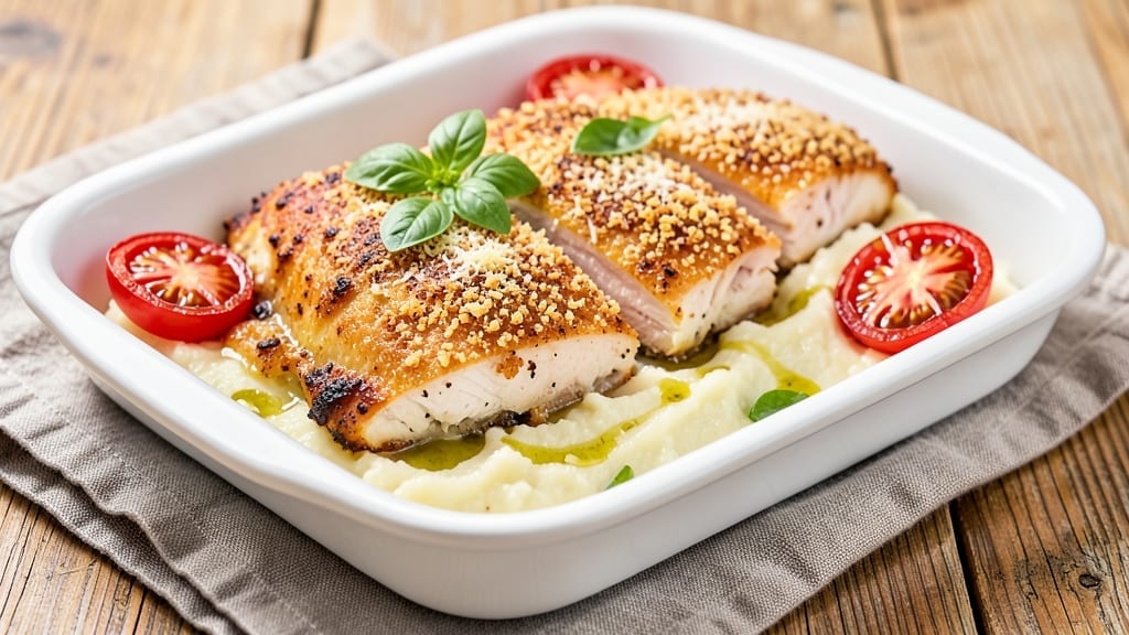 Chicken Bake Copycat Recipe: Crispy Parmesan Crust Over Juicy Centers