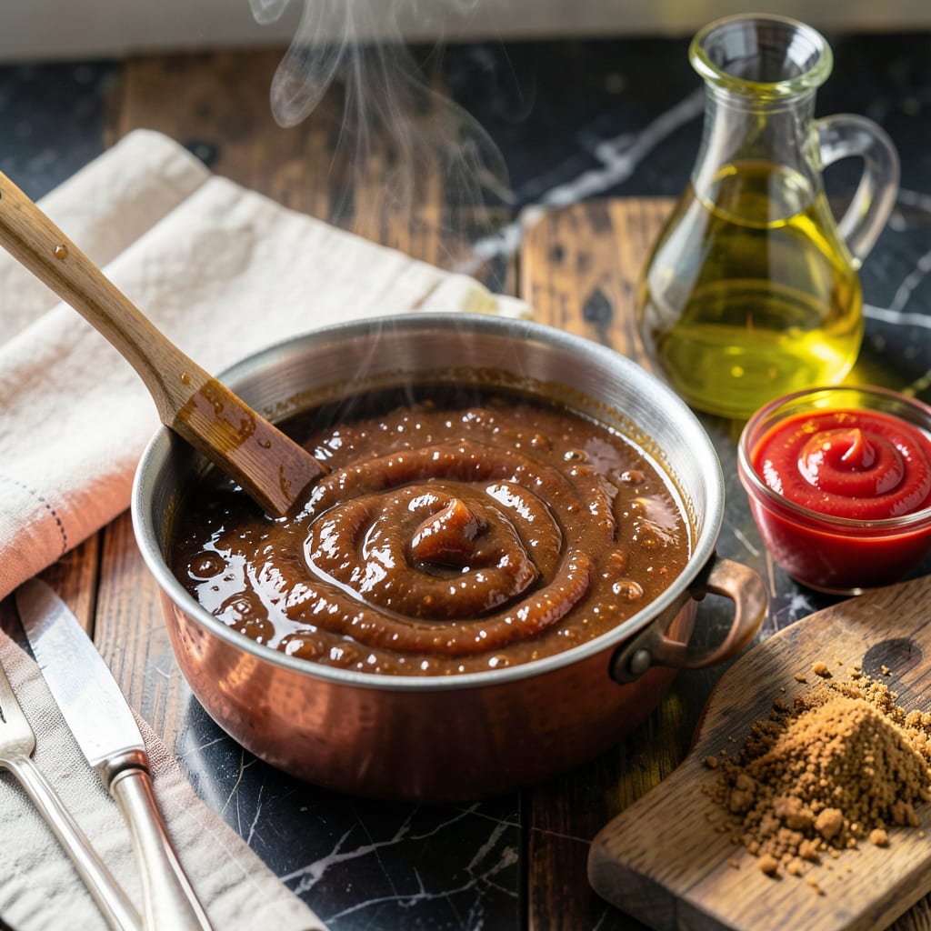 Complete 4 Ingredient BBQ Sauce Recipe: Tangy Sweet Magic in Minutes overview image