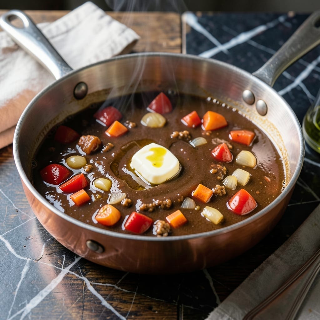 Classic Espagne Sauce Recipe: Rich Brown Sauce Foundation for French Cuisine Classic Espagne Sauce Recipe: Rich Brown Sauce Foundation for French Cuisine