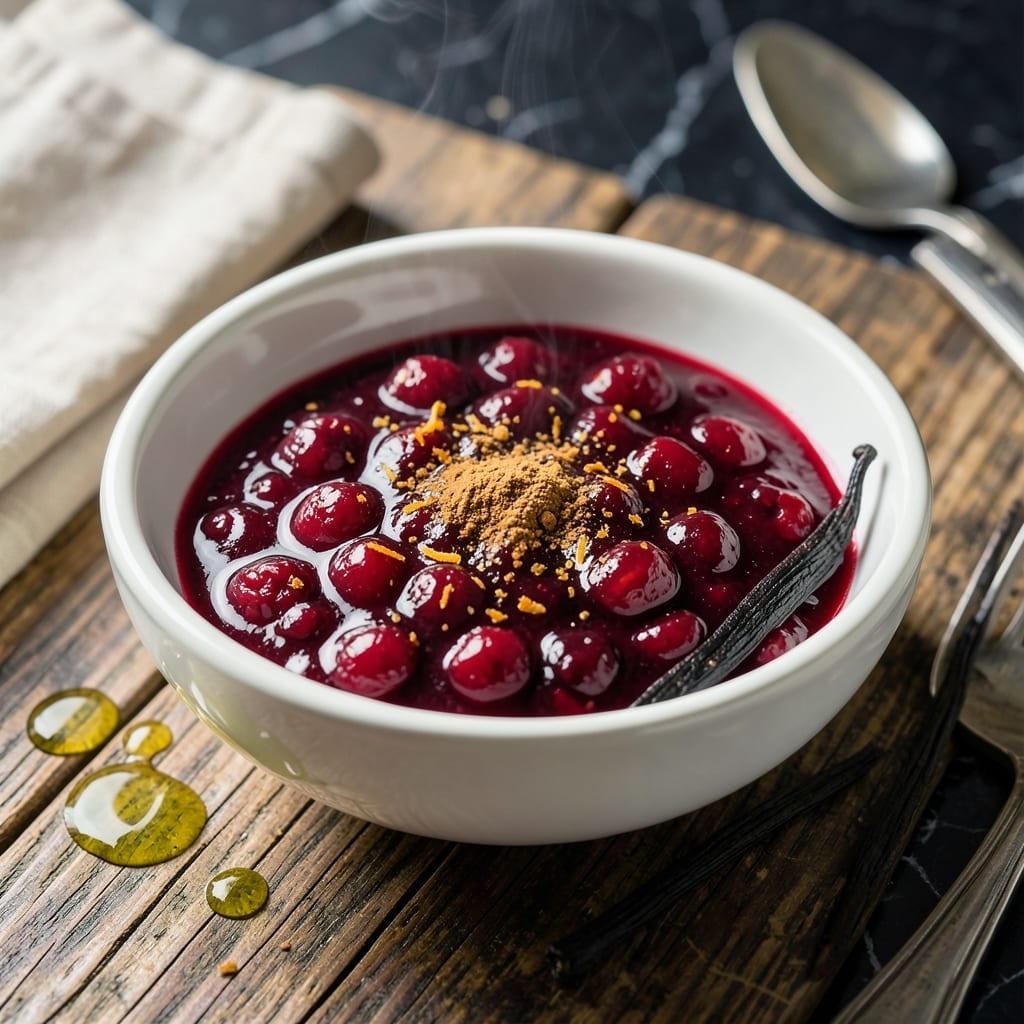 Cranberry Sauce Recipe With Vanilla: Orange Zest and Cinnamon Infusion