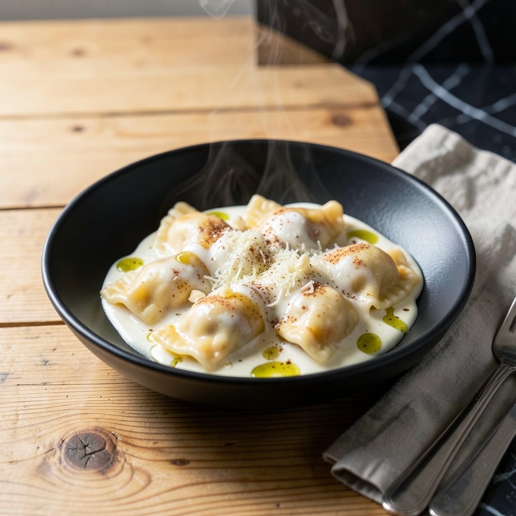 Agnooltti Sauce Recipe: Rich Italian Cream Sauce for Pillowy Pasta