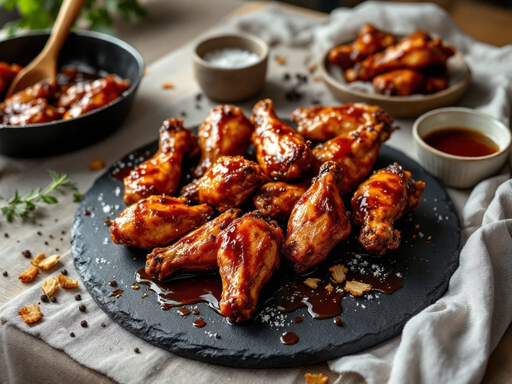 Baked Barbeque Chicken Wings Recipe: Smoky-Sweet Glaze That Carries Flavor Deeply