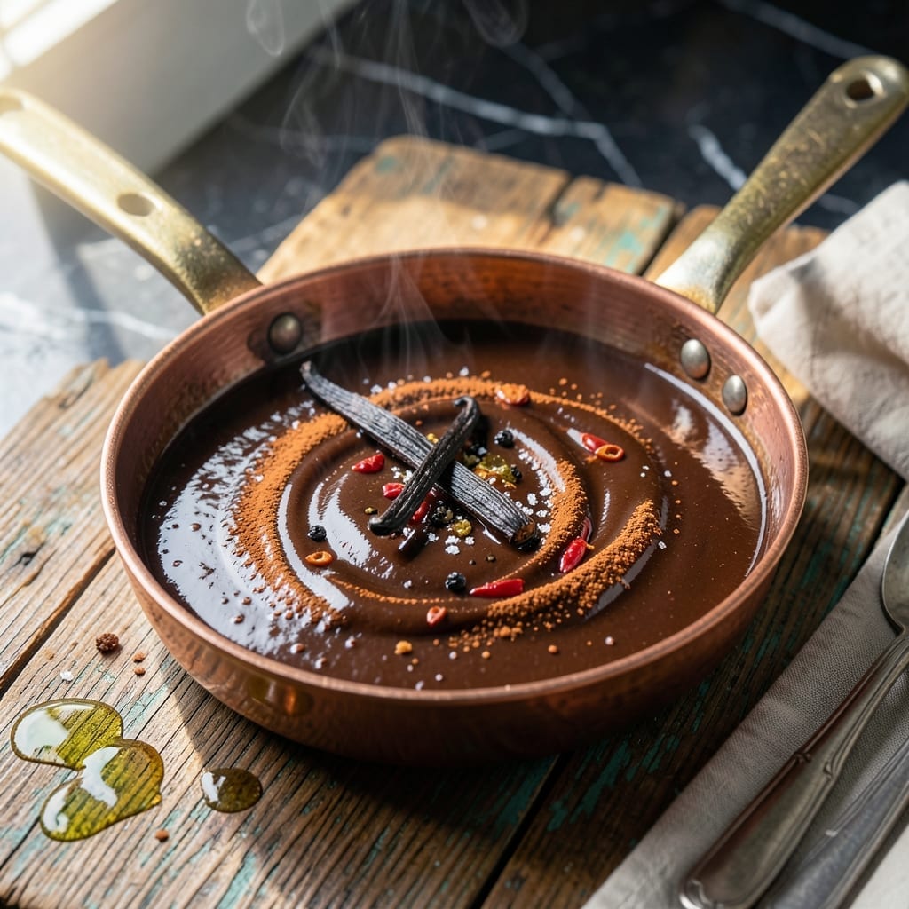Mexican Chocolate Sauce Recipe: Spiced Cocoa Richness for Desserts Mexican Chocolate Sauce Recipe: Spiced Cocoa Richness for Desserts