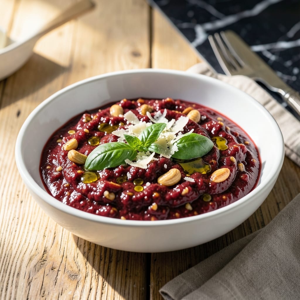 Rosso Pesto Sauce Recipe: Bold Basil and Sun-Dried Tomato Fusion