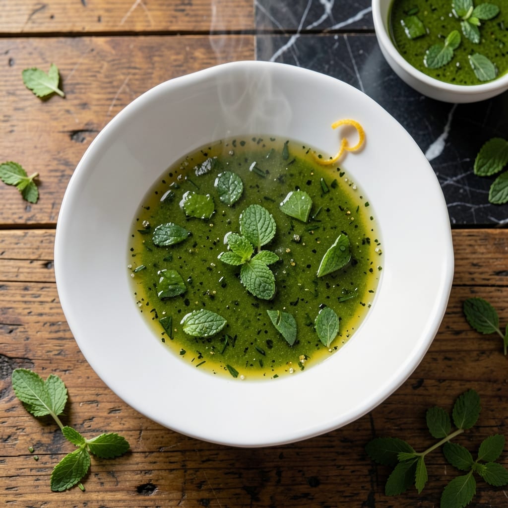 British Mint Sauce Recipe: Fresh Herb Brightness for Roast Lamb