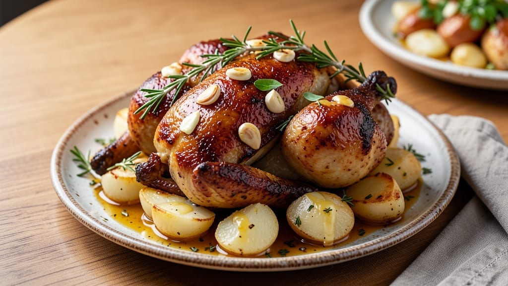 Jamie Oliver's Roast Chicken Recipe: Herb-Infused Crisp Skin, Juicy Secret