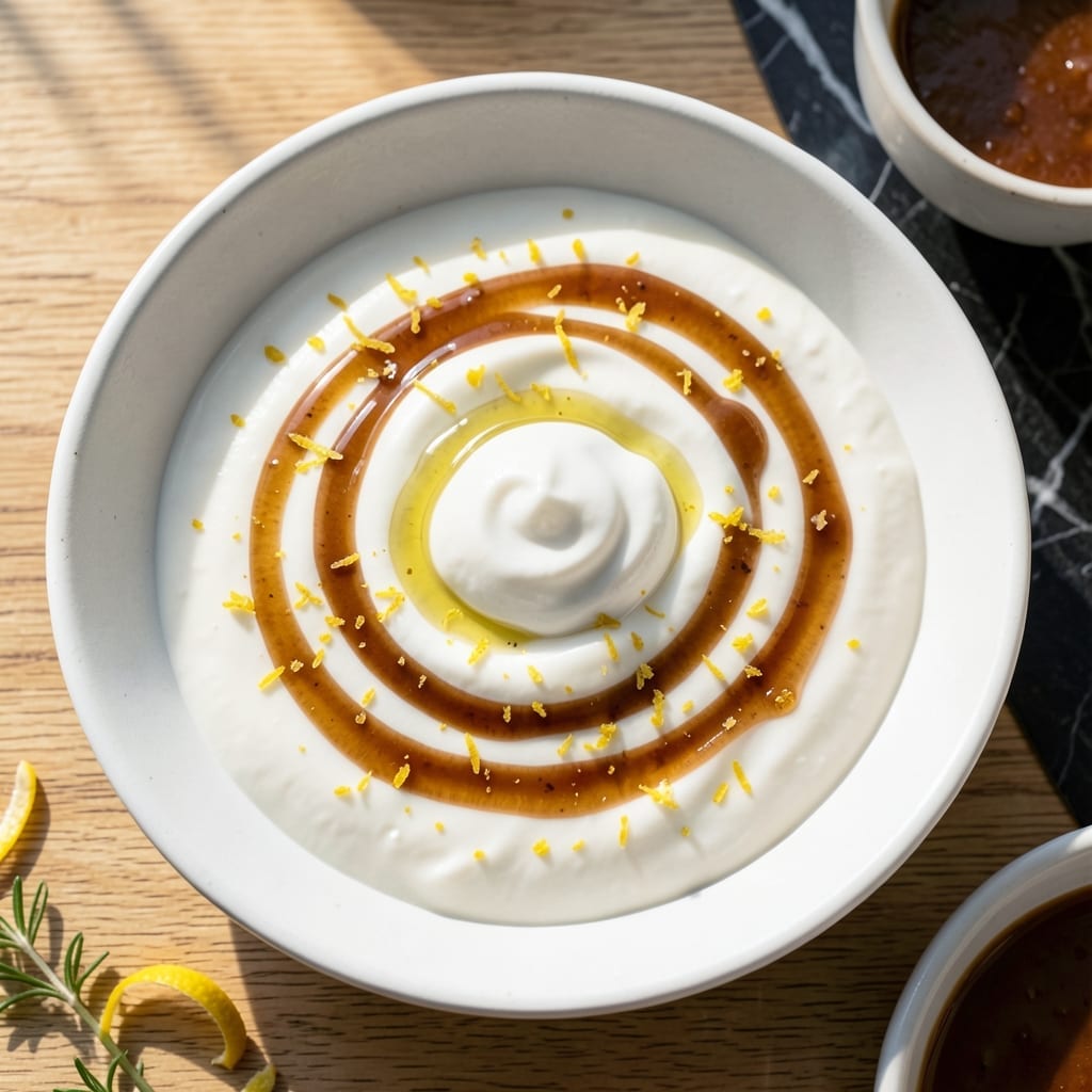 Sweet Yogurt Sauce Recipe: Cool and Creamy Drizzle for Desserts