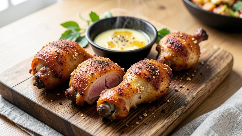 Air Fry Chicken Drumsticks Recipe: Blistering Crisp Skin, Zero Grease