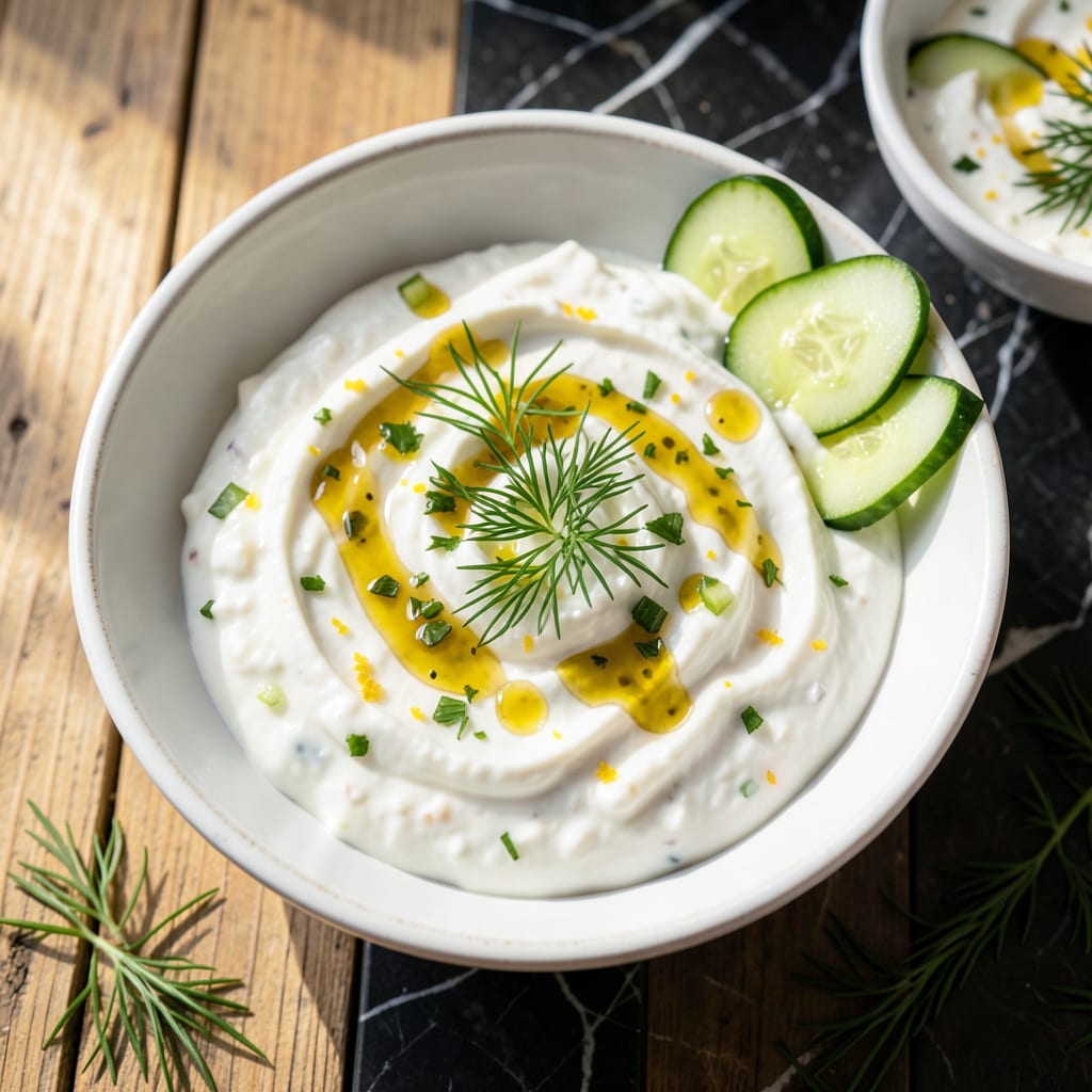 Complete 5 Star Tzatziki Sauce Recipe: Cool Cucumber and Dill Refreshment overview image