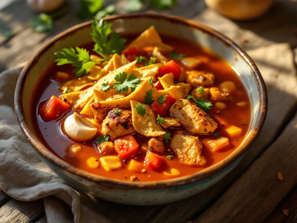 Bush's Chicken Tortilla Soup Recipe: Crispy Tortilla Strips and Layered Flavor Bush's Chicken Tortilla Soup Recipe: Crispy Tortilla Strips and Layered Flavor