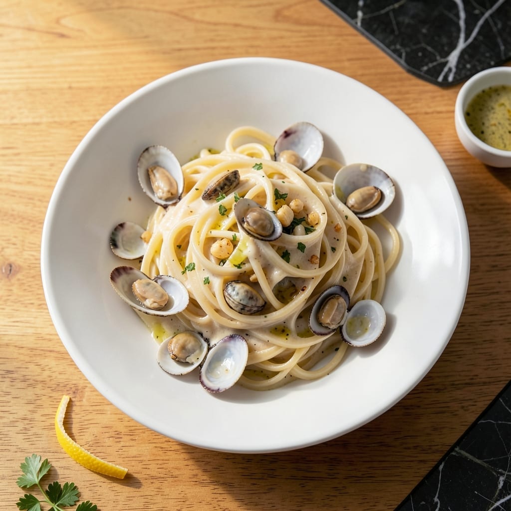 White Clam Sauce Pasta Recipe: Briny Ocean Flavor in a Creamy Base