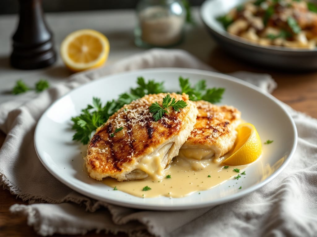 Cook's Illustrated Chicken Cordon Bleu Recipe: Swiss-Filled Fillets With Crispy Parmesan Crust