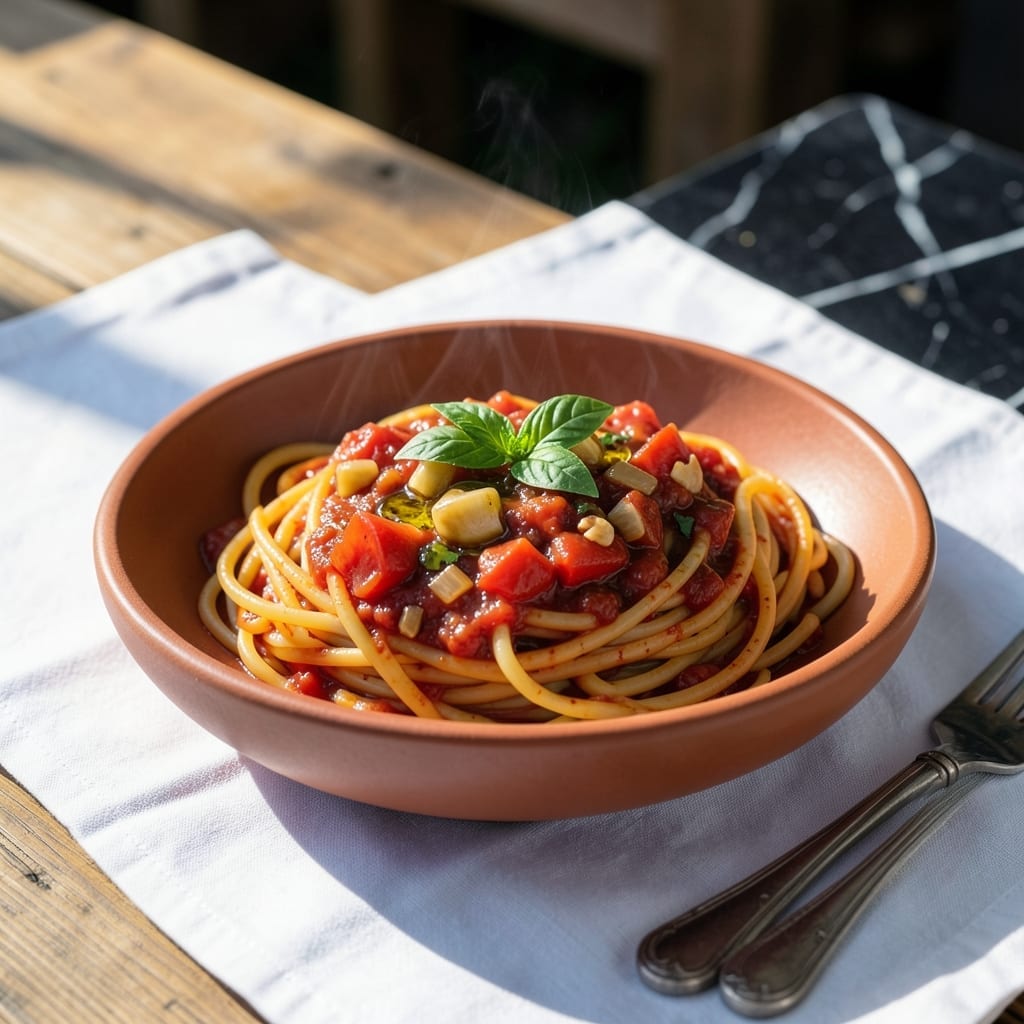 Sicilian Spaghetti Sauce Recipe: Slow-Simmered Rustic Tomato Richness
