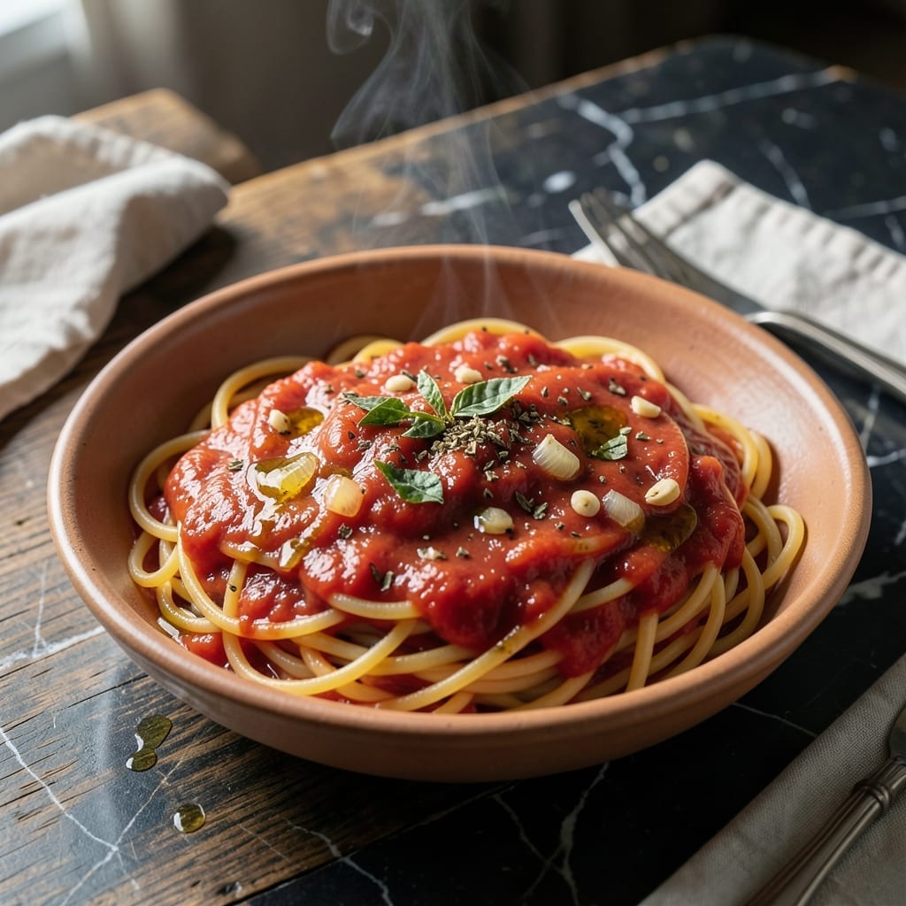 Spaghetti Sauce Recipe No Meat: Rich Tomato Basil Blend