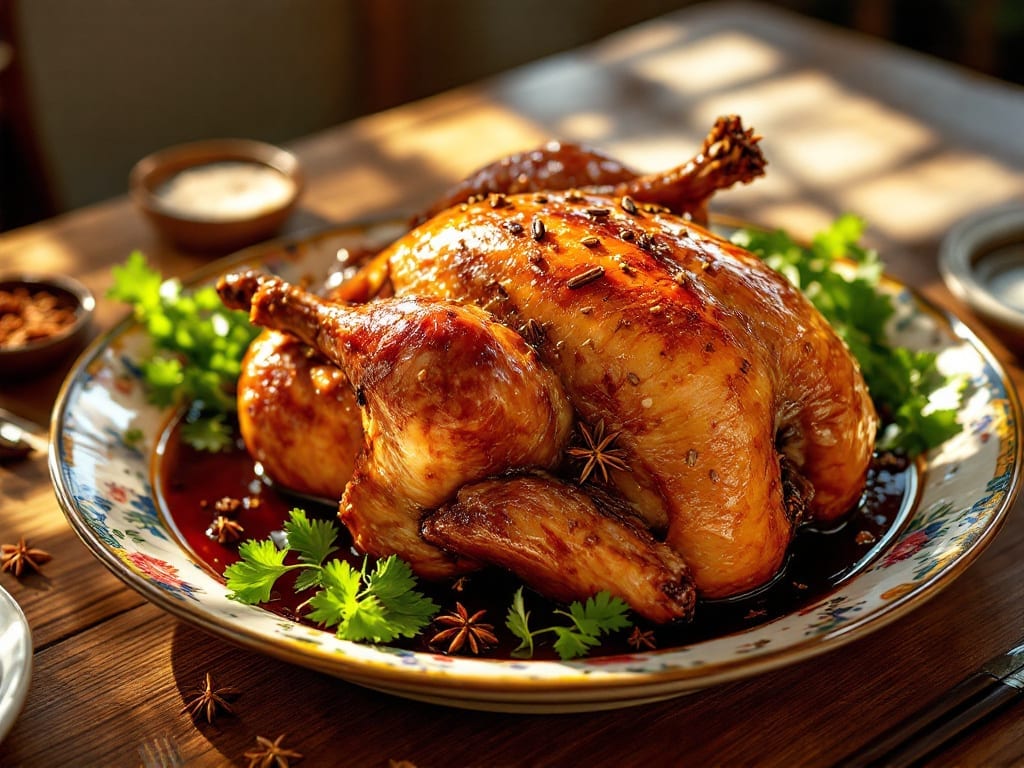Hainan Chicken Recipe: Five-Spice Marinated Crispy Skin, Fragrant Rice Pairing