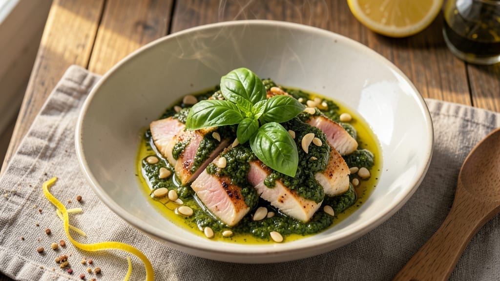 Basil Chicken Recipe: Herb-Infused Pan-Seared with Lemon Zest