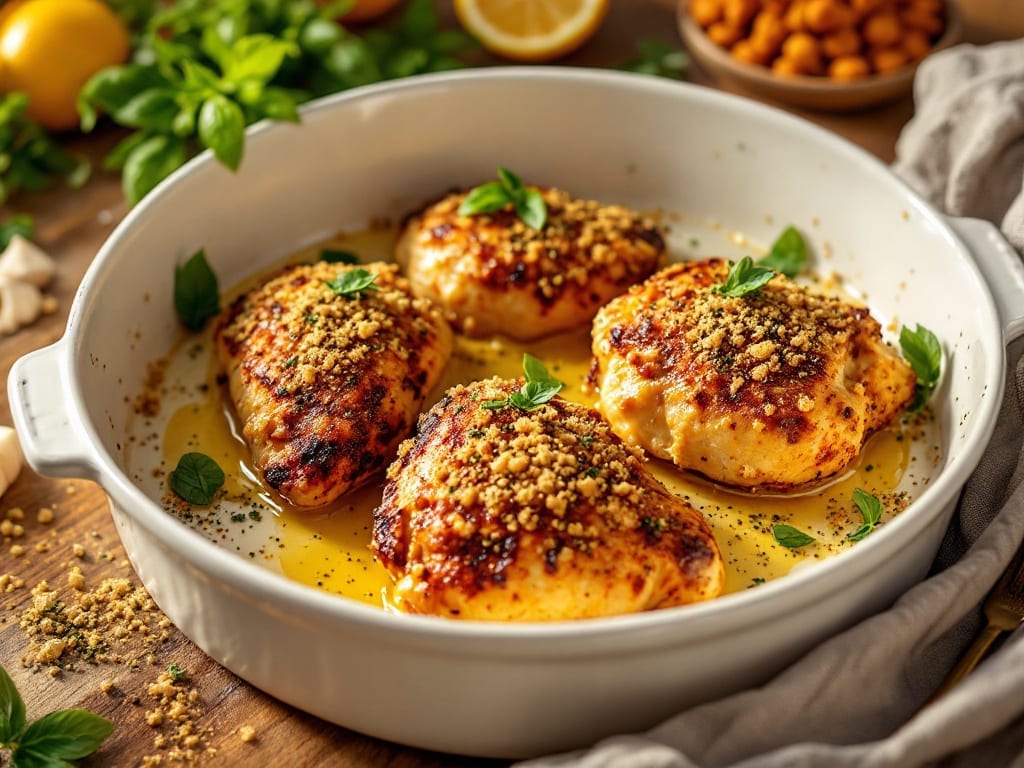 Progresso Italian Bread Crumbs Baked Chicken Recipe: Garlicky Crisp Coating That Locks in Juices Progresso Italian Bread Crumbs Baked Chicken Recipe: Garlicky Crisp Coating That Locks in Juices