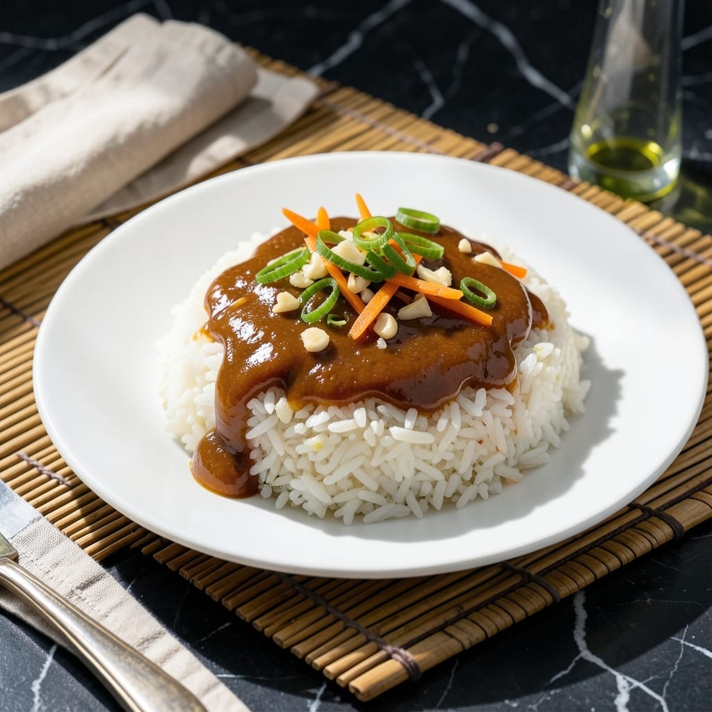 Chinese Rice and Sauce Recipe: Homestyle Wok-Fried Comfort