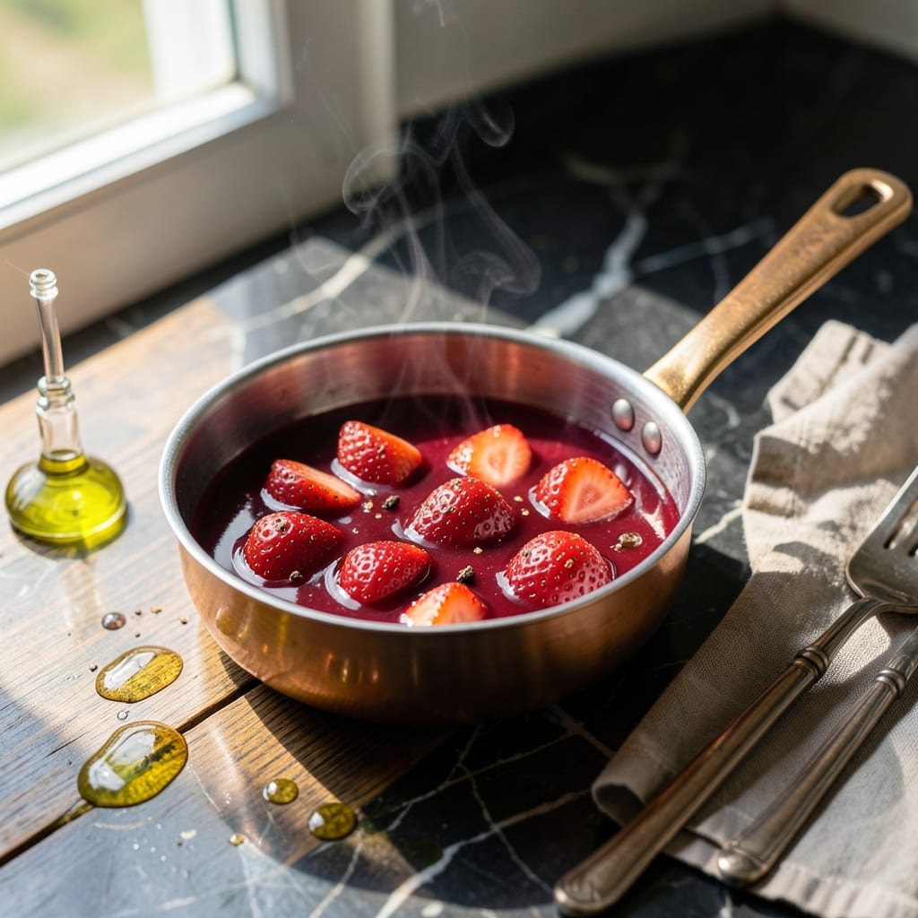 Fresh Strawberry Sauce Recipe: Bright Sweetness for Desserts and More