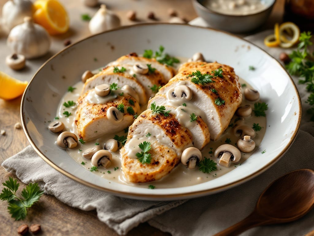 Baked Chicken Breast with Cream of Mushroom Soup Recipe: Velvety Sauce-Braised Tender Bites