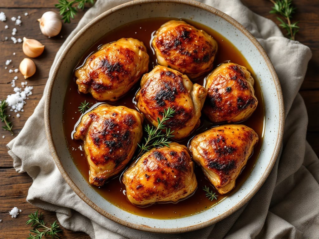 Baked Chicken Recipe: Honey Mustard Glaze That Carries Flavor Deeply