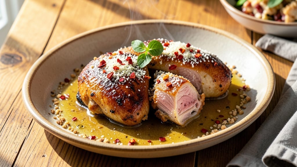 Chicken Scarpariello Recipe: Crispy Parmesan Crust Meets Juicy Tomato-Wine Braise