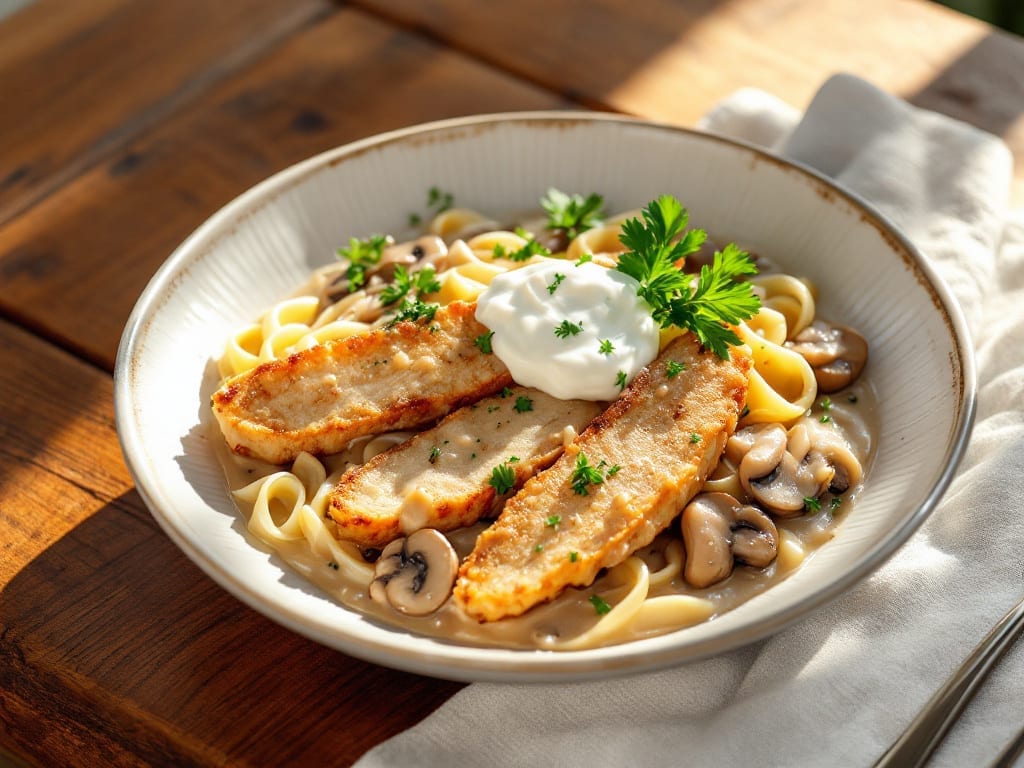 Pioneer Woman Chicken Stroganoff Recipe: Sour Cream and Mushroom Velvety Richness