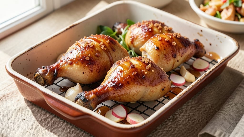 Chicken Leg Oven Recipe: Honey-Soy Glazed With Caramelized Edges