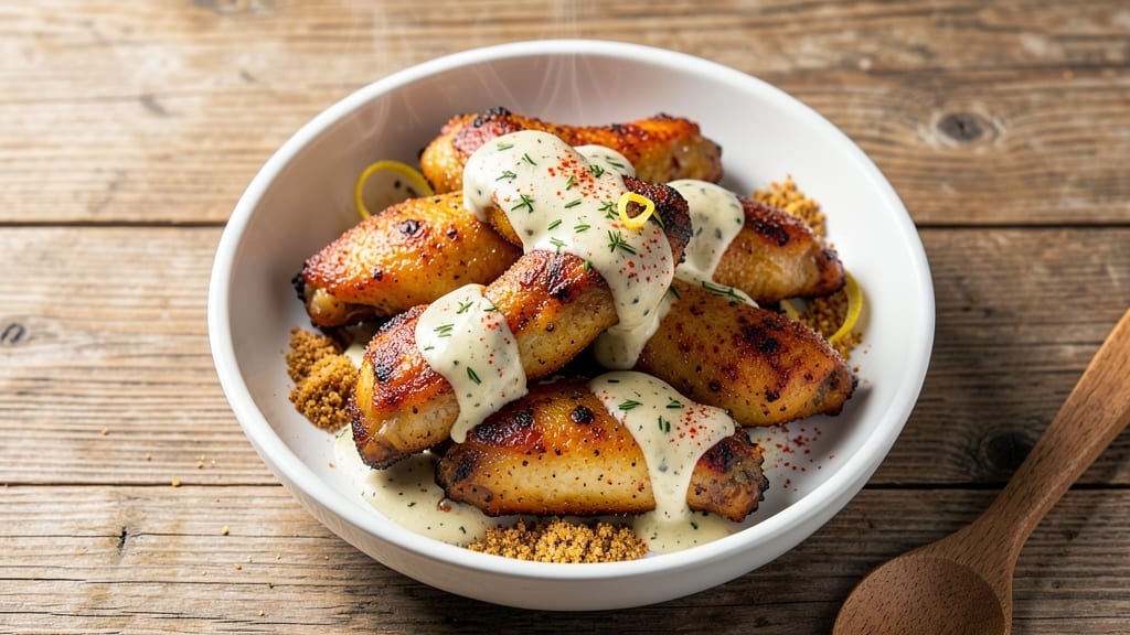 Ranch Chicken Wings Recipe: Buttery Parmesan Crunch With Tangy Yogurt Magic