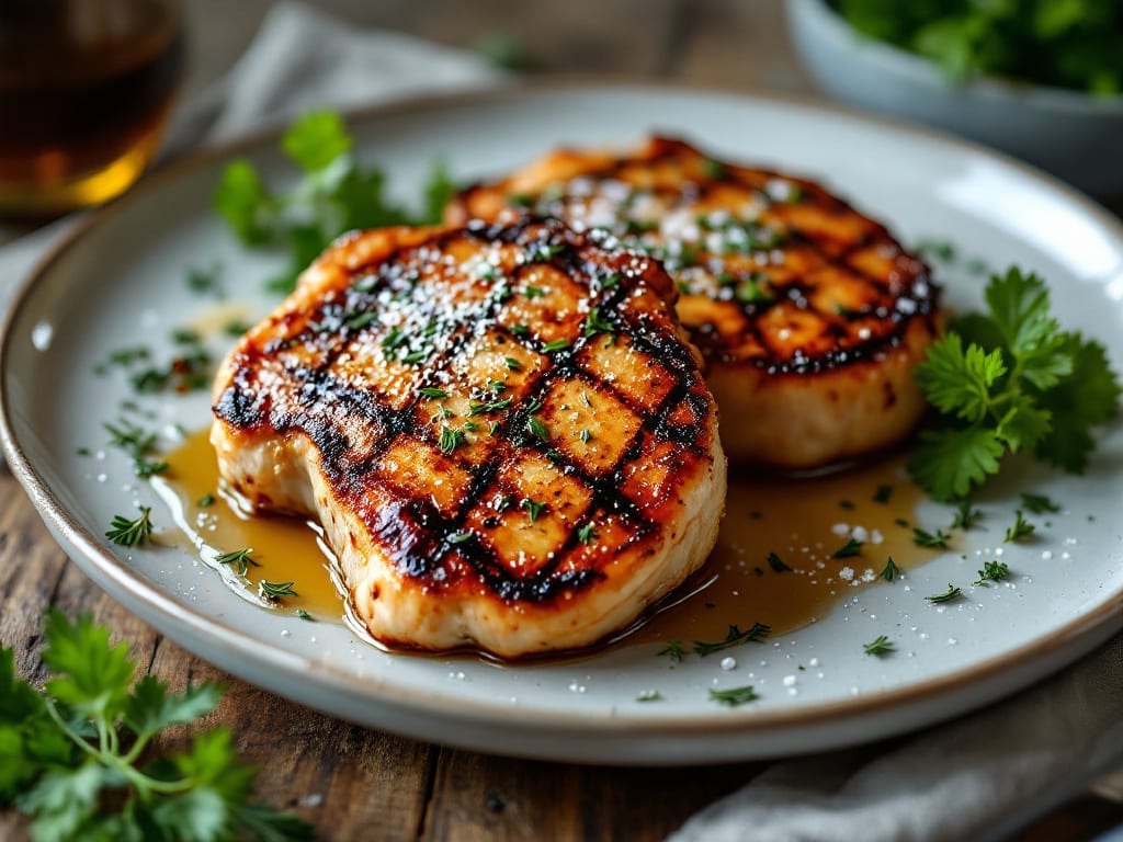 Chicken Chops Recipe: Pan-Seared With Herbed Butter Crunch