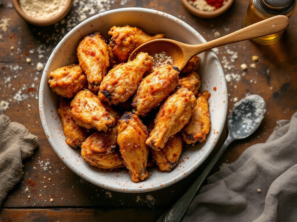 Basic Chicken Wings Recipe: Crispy Bite-Sized Crunch Without the Fryer Basic Chicken Wings Recipe: Crispy Bite-Sized Crunch Without the Fryer