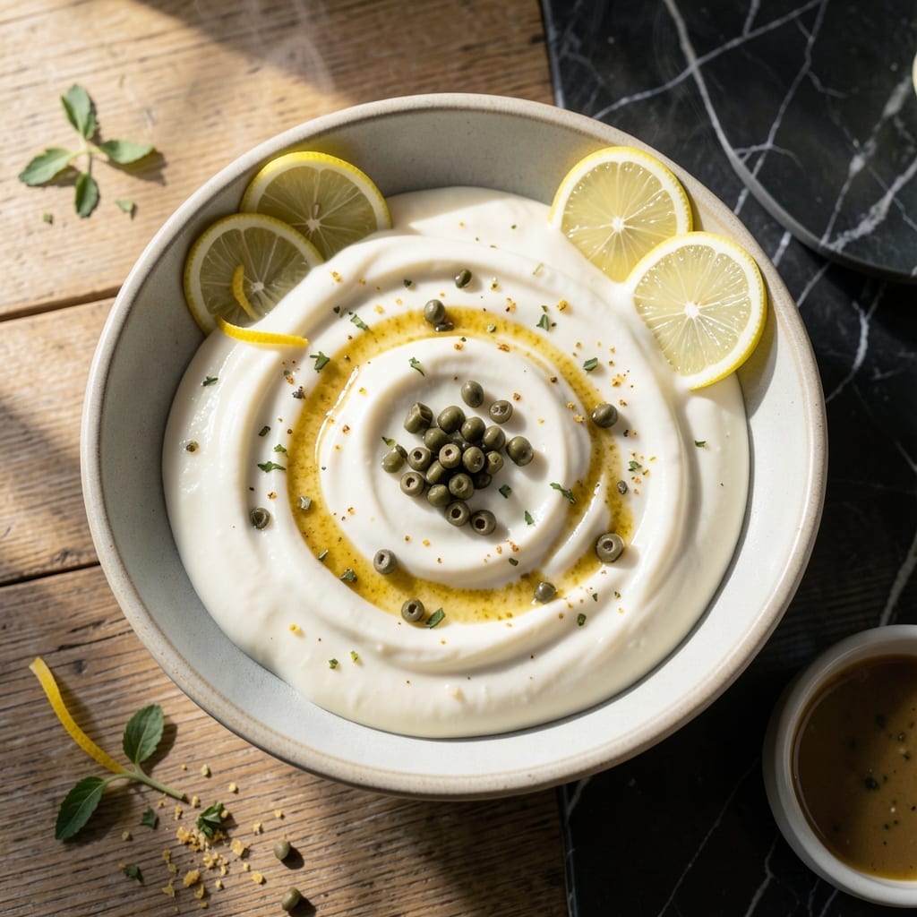 Tuna Dipping Sauce Recipe: Zesty Lemon-Caper Creaminess