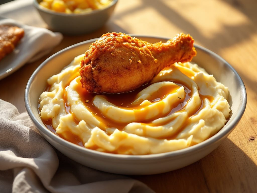 Church's Chicken Mashed Potatoes and Gravy Recipe: Ultra-Smooth Potatoes with Rich, Thickened Gravy