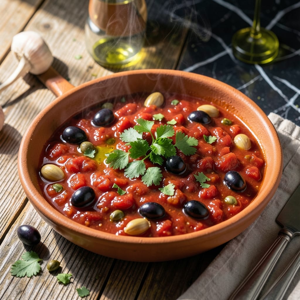 Campidanese Sauce Recipe: Sardinian Tomato and Olive Depth for Pasta