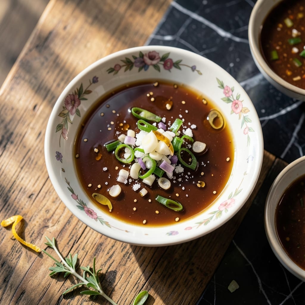 Mandu Dipping Sauce Recipe: Sweet Garlic Vinegar Essence