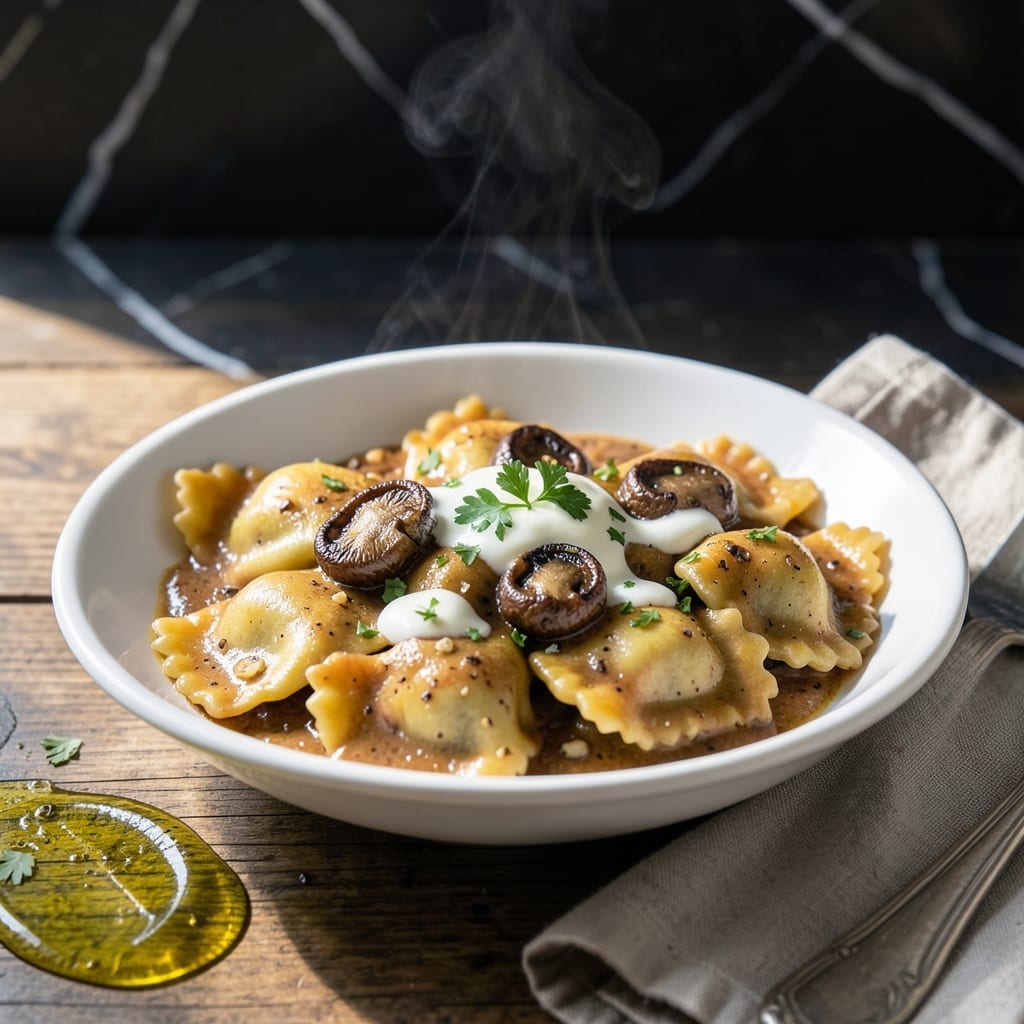 Mushroom Ravioli Sauce Recipe: Earthy Creaminess for Perfectly Coated Pasta Mushroom Ravioli Sauce Recipe: Earthy Creaminess for Perfectly Coated Pasta