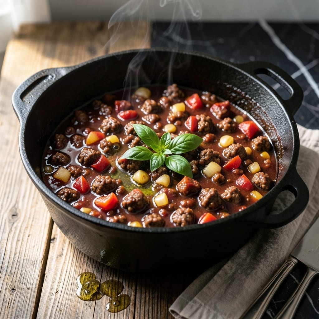 Brown Meat Sauce Recipe: Rich Umami Base for Hearty Pasta