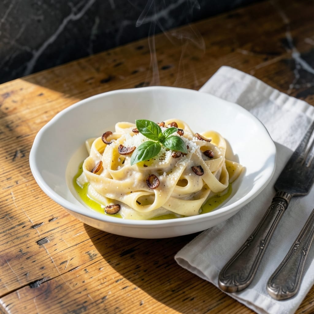Garlic Pasta Sauce Recipe: Aromatic Herb-Infused Creaminess