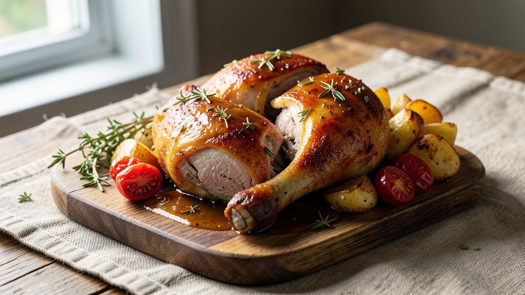 Chicken Thigh Dinner Recipe: Smoky Garlic Roast With Crispy Skin Secrets